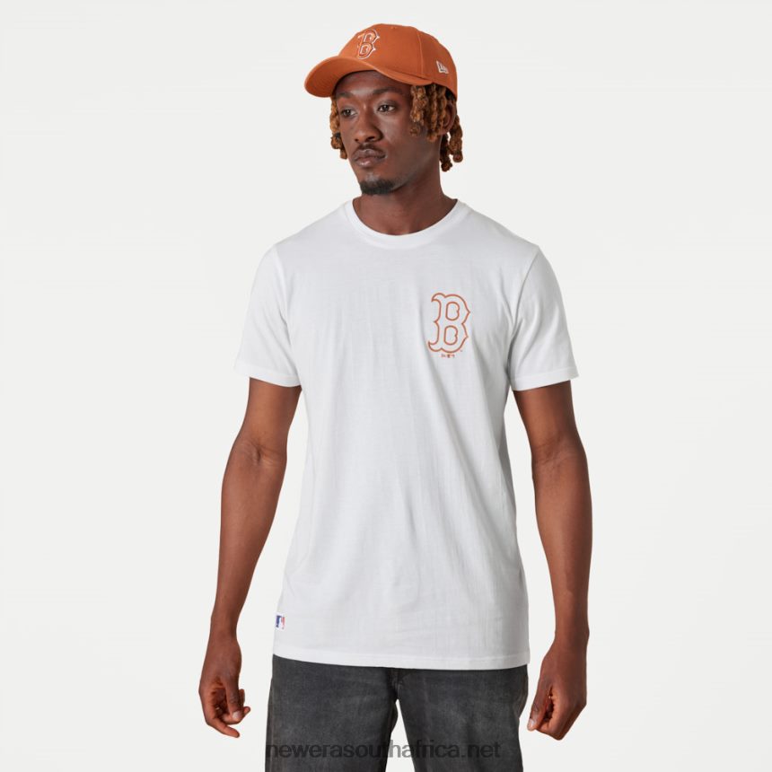 Boston Red Sox MLB League Essential White T-Shirt New Era TRBRBN2964