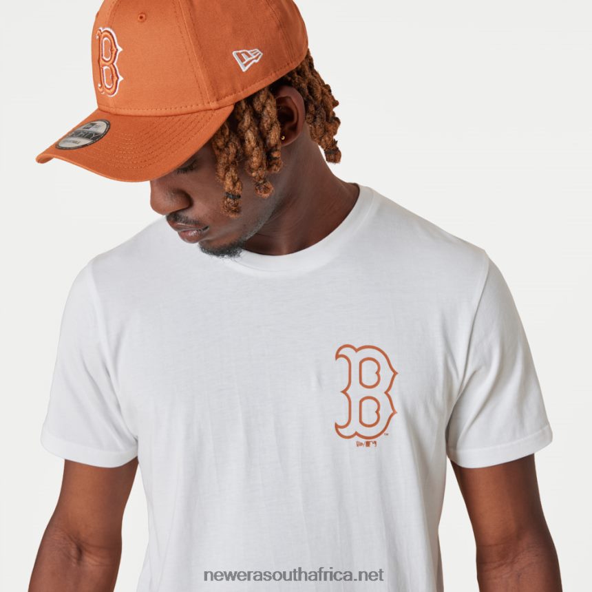 Boston Red Sox MLB League Essential White T-Shirt New Era TRBRBN2964