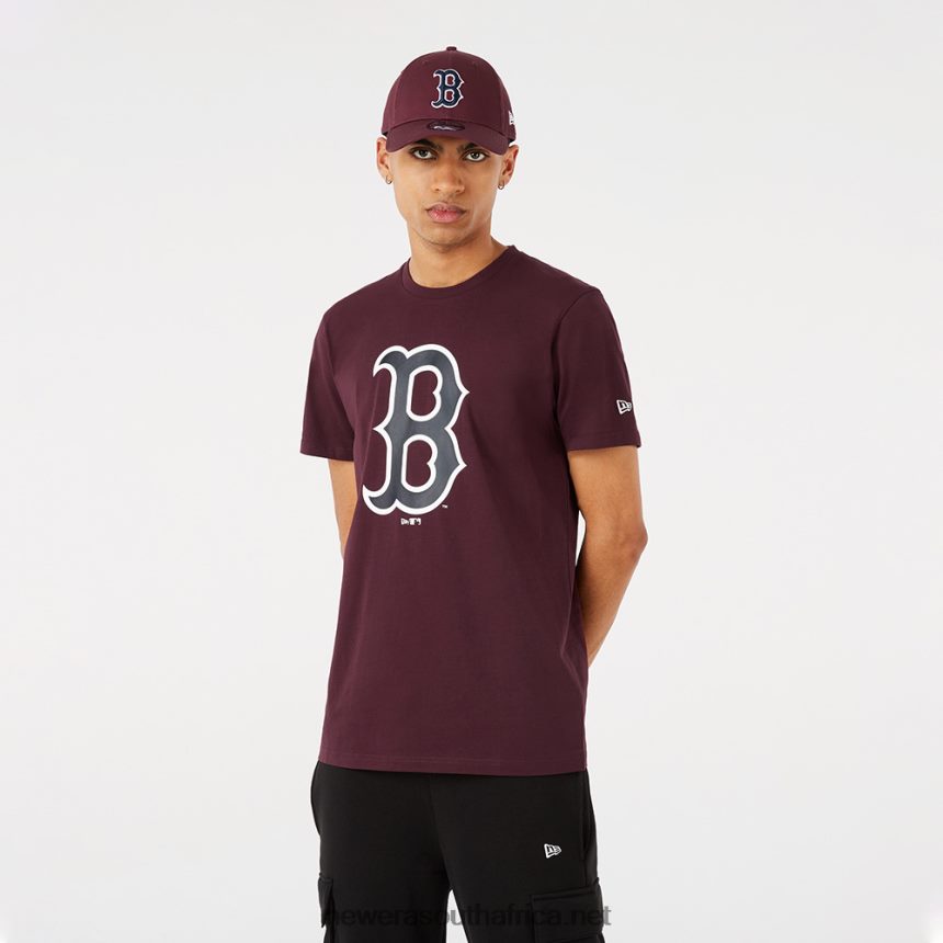 Boston Red Sox Team Logo Maroon T-Shirt New Era TRBRBN2895
