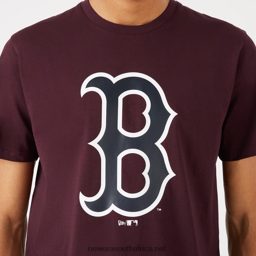 Boston Red Sox Team Logo Maroon T-Shirt New Era TRBRBN2895