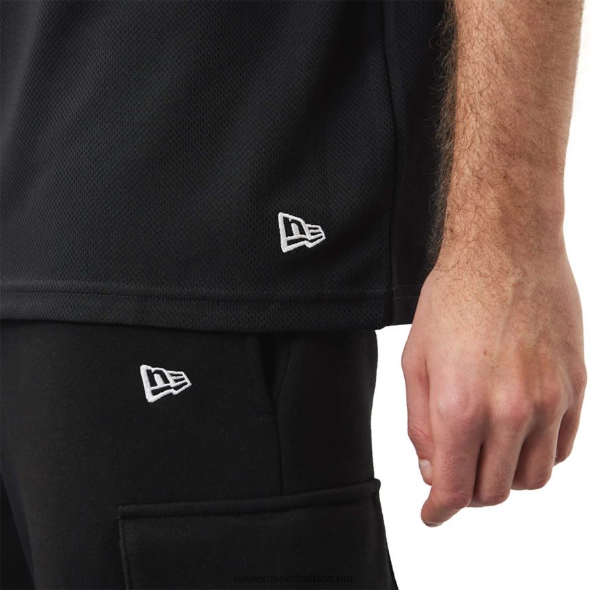 Brooklyn Nets NBA Team Logo Black T-Shirt New Era TRBRBN2848