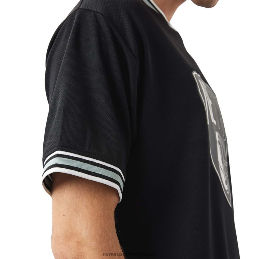 Brooklyn Nets NBA Team Logo Black T-Shirt New Era TRBRBN2848