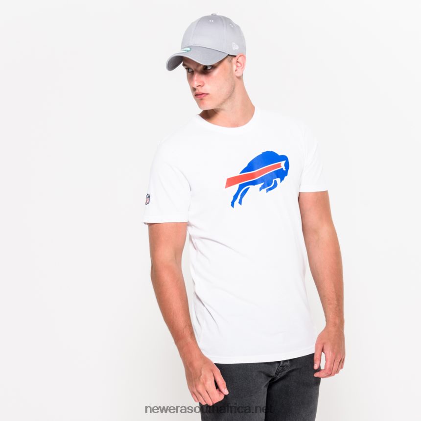 Buffalo Bills NFL Team Logo White T-Shirt New Era TRBRBN2952