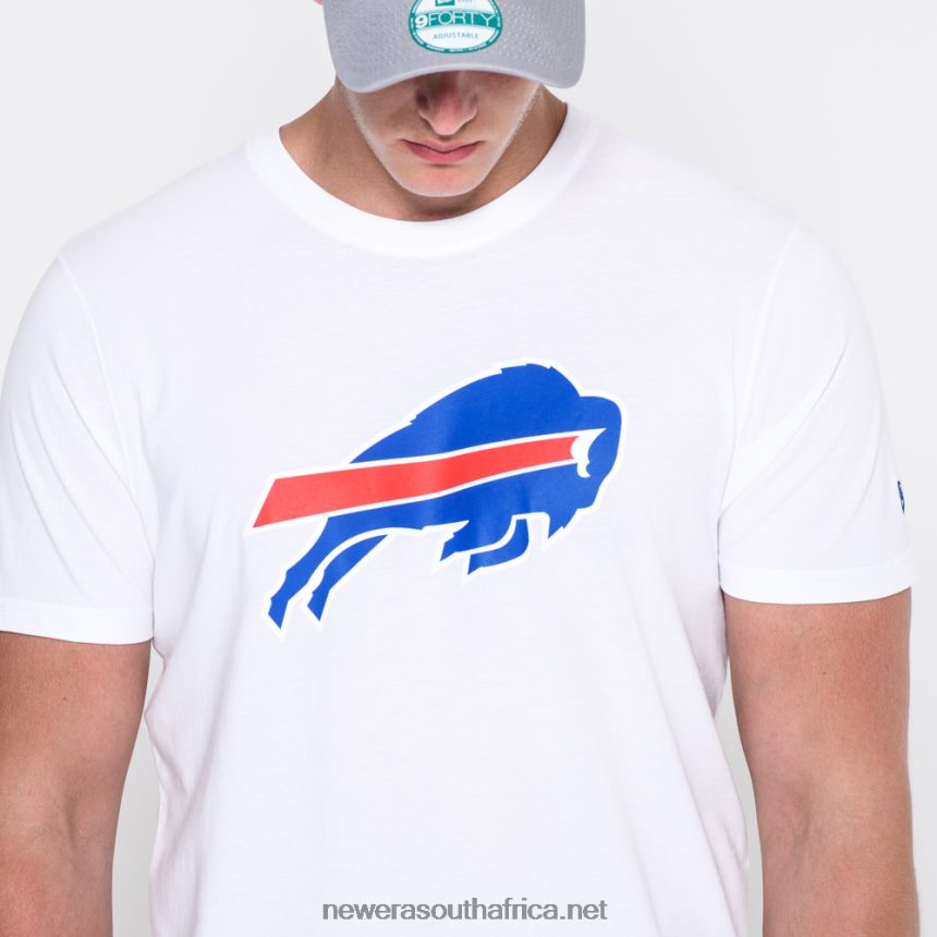 Buffalo Bills NFL Team Logo White T-Shirt New Era TRBRBN2952