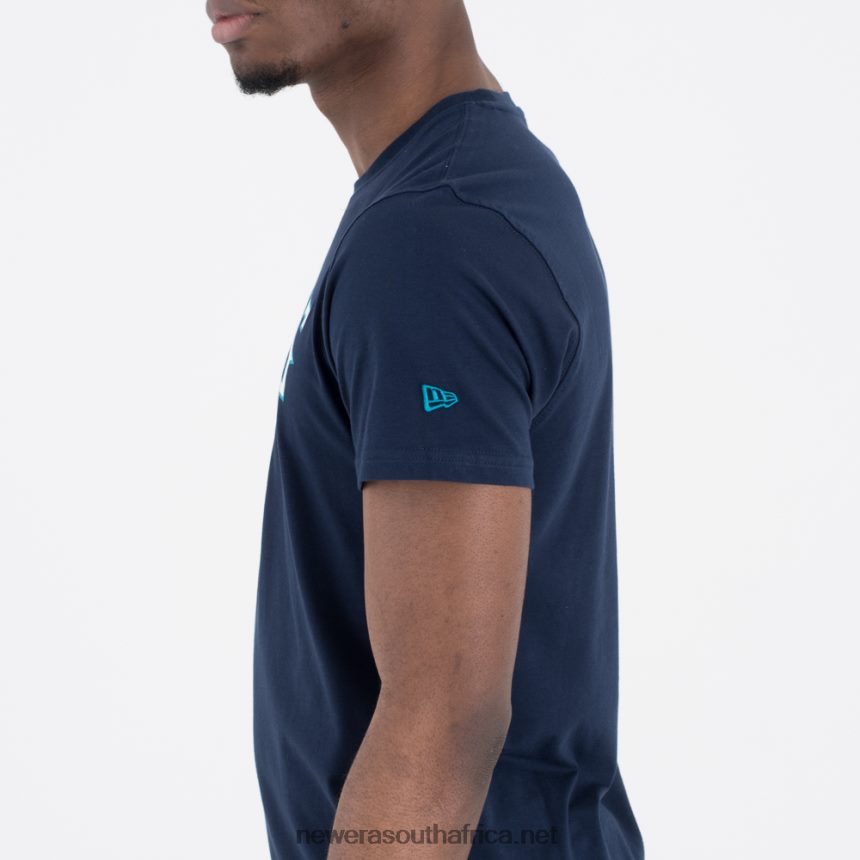 Charlotte Hornets Team Logo Navy T-Shirt New Era TRBRBN3133