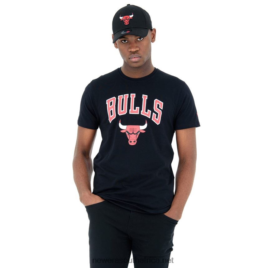Chicago Bulls Black T-Shirt New Era TRBRBN3051