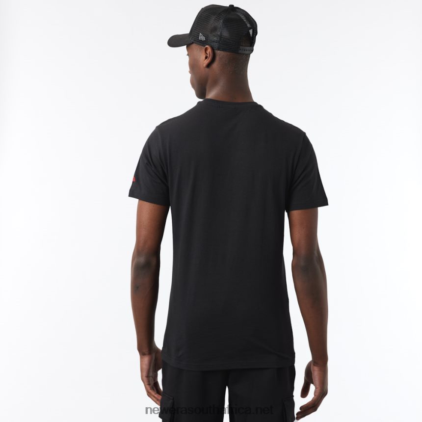 Chicago Bulls NBA Hoop Graphic Black T-Shirt New Era TRBRBN2878