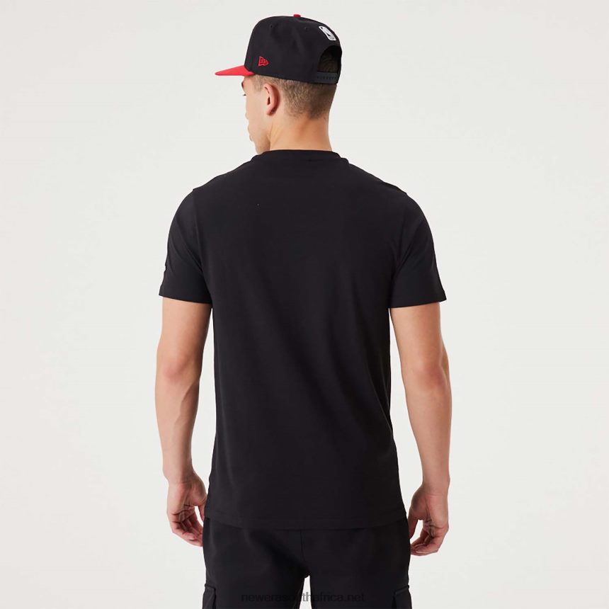 Chicago Bulls NBA Infill Graphic Black T-Shirt New Era TRBRBN2984