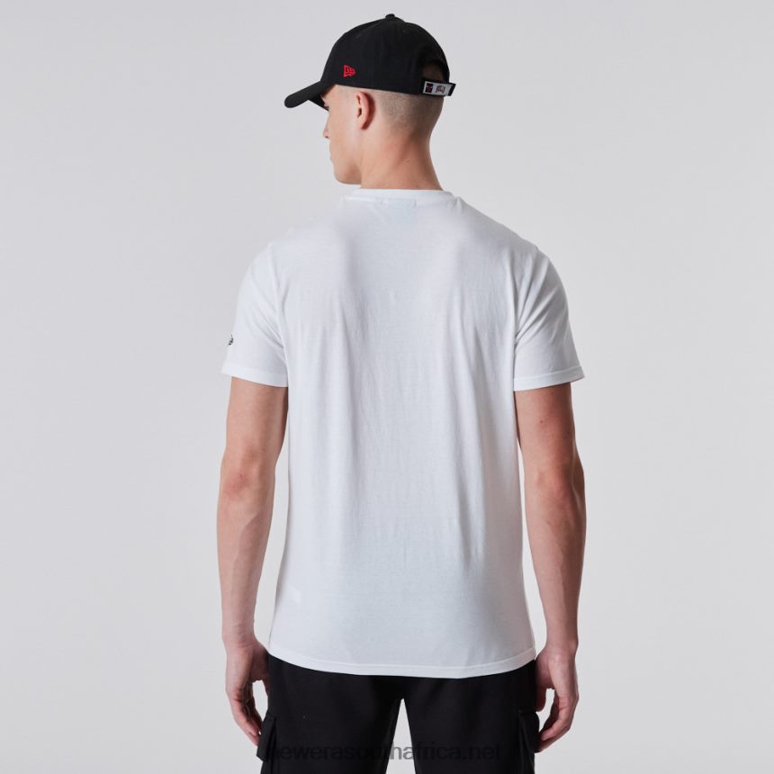 Chicago Bulls NBA Outline Logo White T-Shirt New Era TRBRBN2845