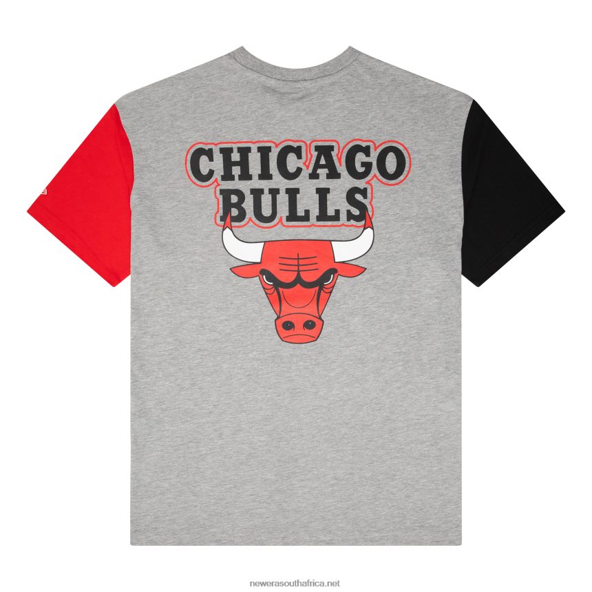 Chicago Bulls NBA Paris Games Grey T-Shirt New Era TRBRBN3000