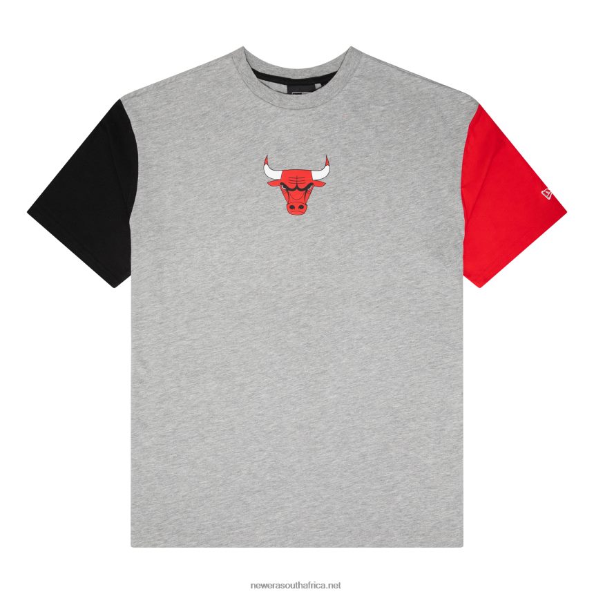 Chicago Bulls NBA Paris Games Grey T-Shirt New Era TRBRBN3000