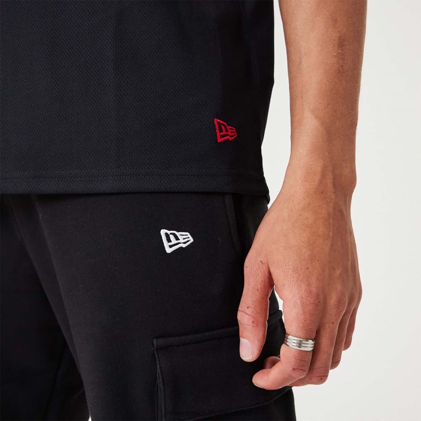 Chicago Bulls NBA Script Black Oversized T-Shirt New Era TRBRBN2957