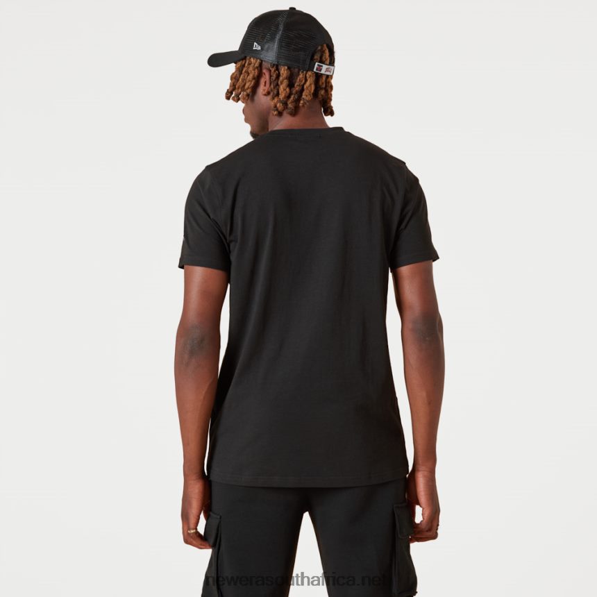 Chicago Bulls NBA Wordmark Black T-Shirt New Era TRBRBN2992