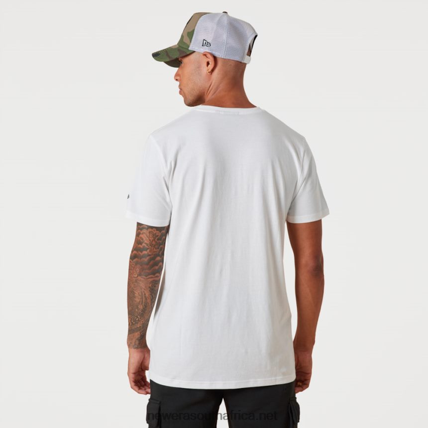 Chicago Bulls NBA Wordmark White T-Shirt New Era TRBRBN3020