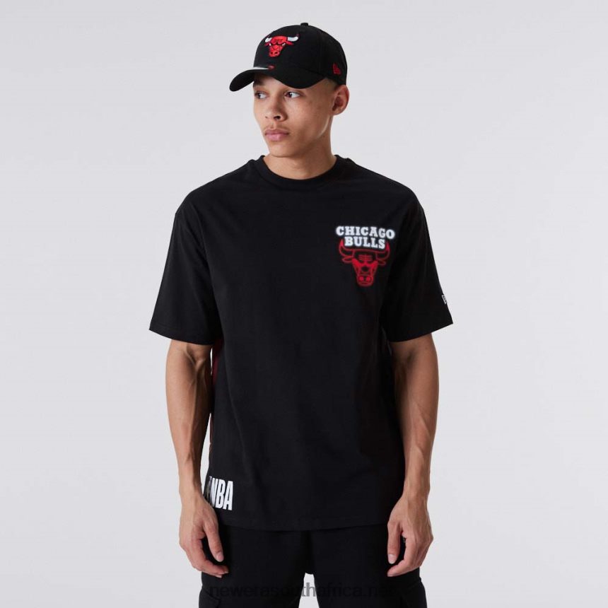 Chicago Bulls Neon Oversized Black T-Shirt New Era TRBRBN2903