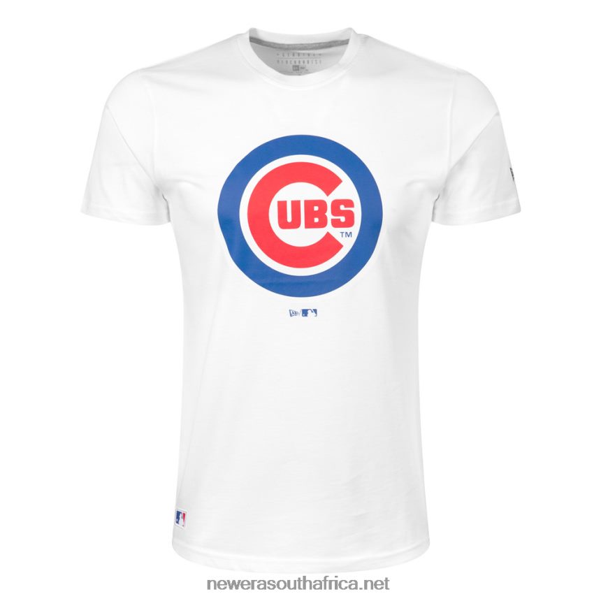 Chicago Cubs Team Logo White T-Shirt New Era TRBRBN3049