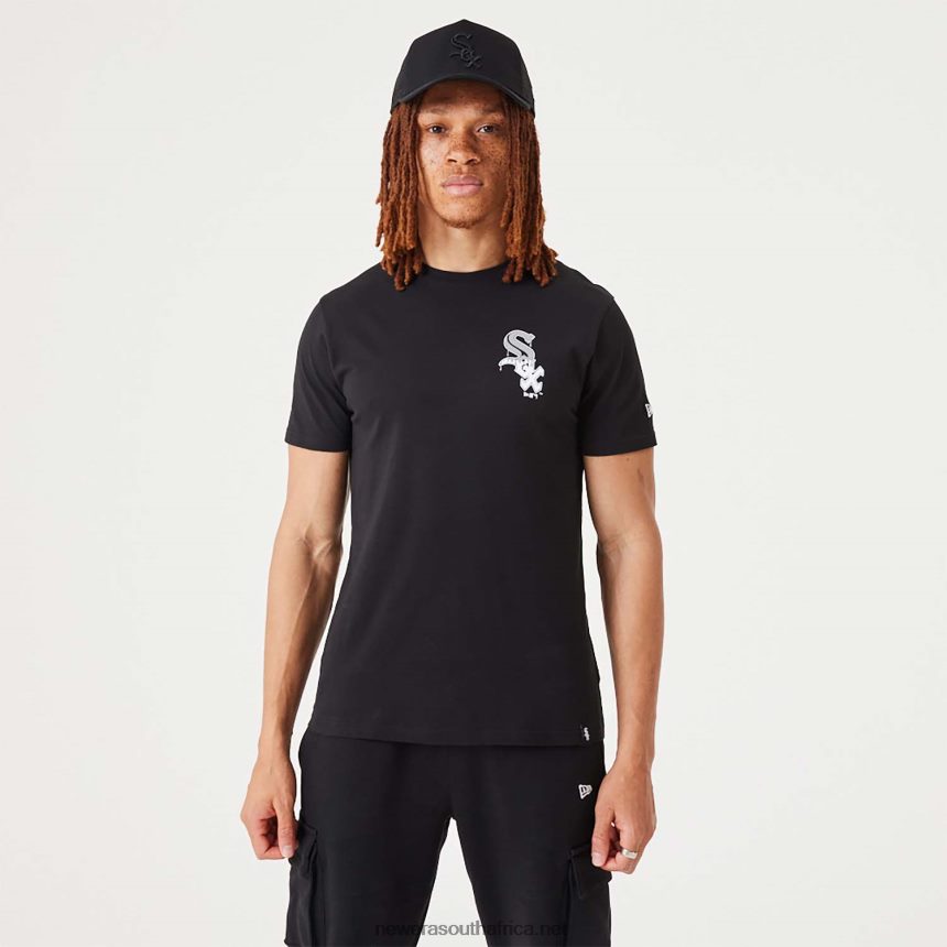 Chicago White Sox MLB Drip Logo Black T-Shirt New Era TRBRBN3122