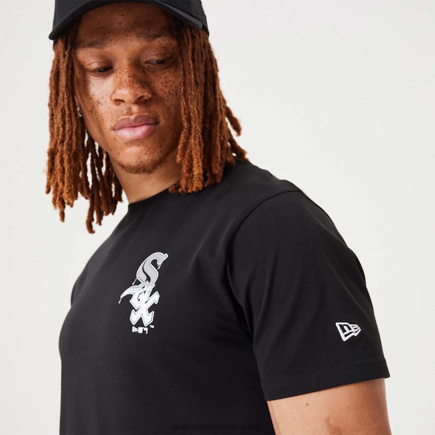 Chicago White Sox MLB Drip Logo Black T-Shirt New Era TRBRBN3122