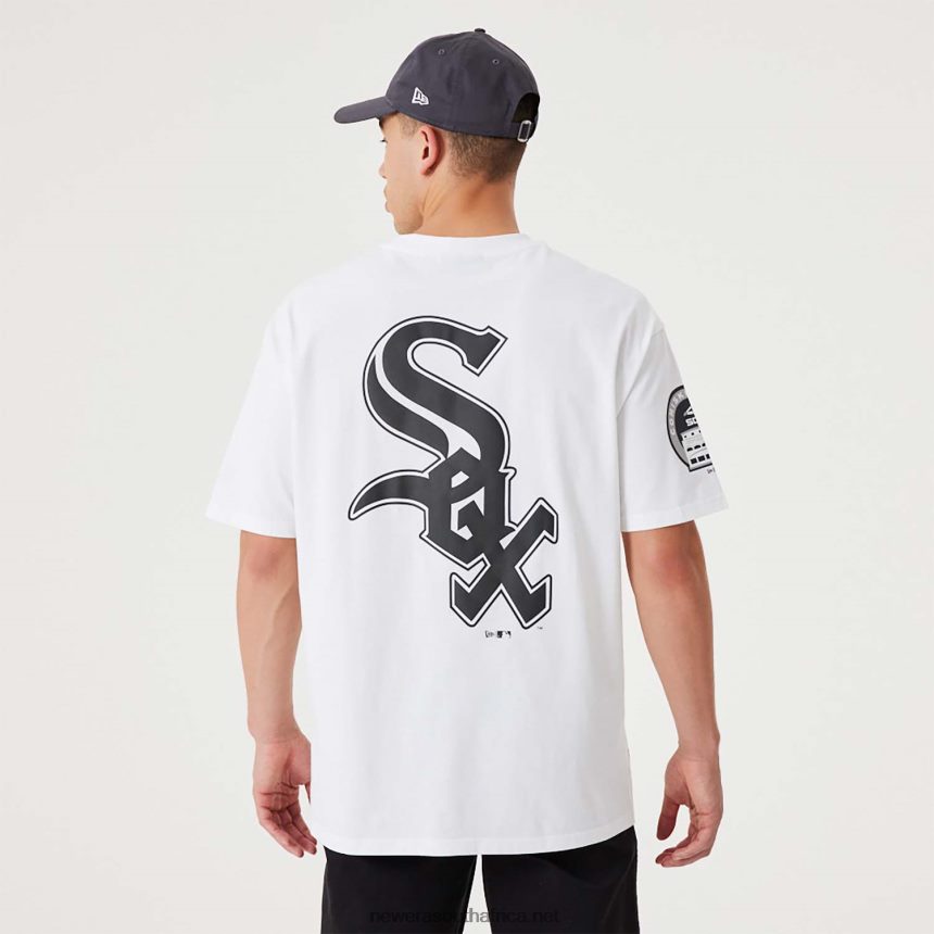 Chicago White Sox MLB Heritage White Oversized T-Shirt New Era TRBRBN3028
