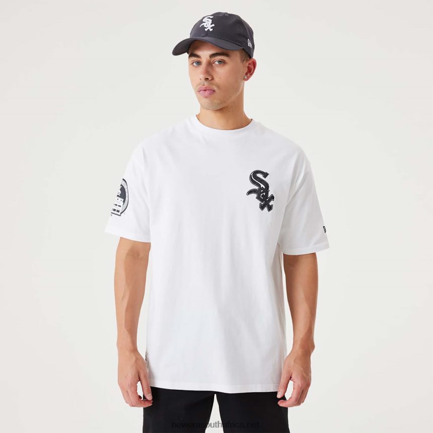 Chicago White Sox MLB Heritage White Oversized T-Shirt New Era TRBRBN3028