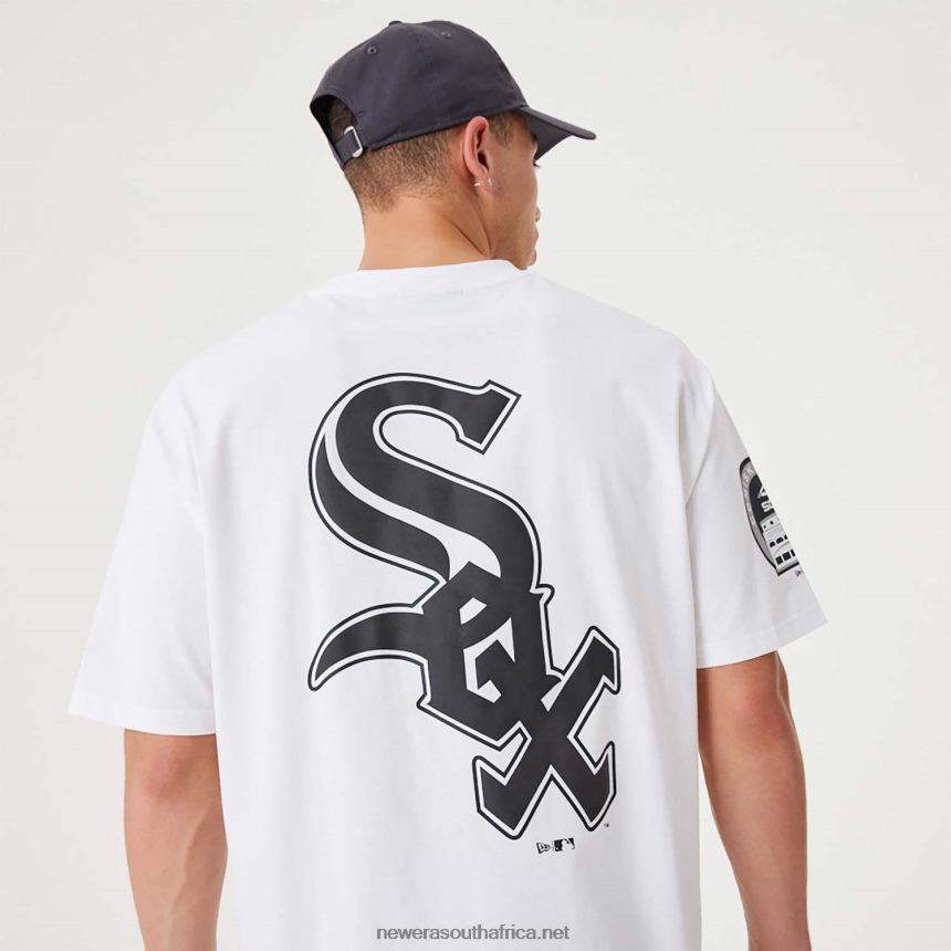 Chicago White Sox MLB Heritage White Oversized T-Shirt New Era TRBRBN3028