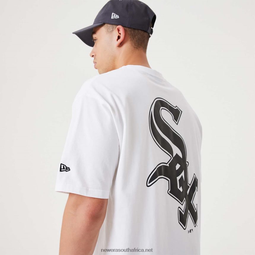 Chicago White Sox MLB Heritage White Oversized T-Shirt New Era TRBRBN3028