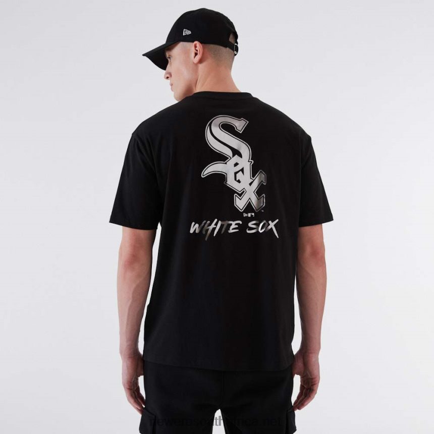 Chicago White Sox MLB Metallic Black T-Shirt New Era TRBRBN2846