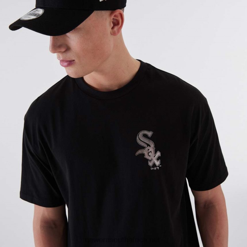 Chicago White Sox MLB Metallic Black T-Shirt New Era TRBRBN2846
