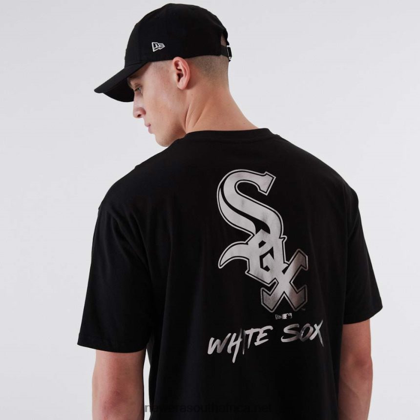 Chicago White Sox MLB Metallic Black T-Shirt New Era TRBRBN2846