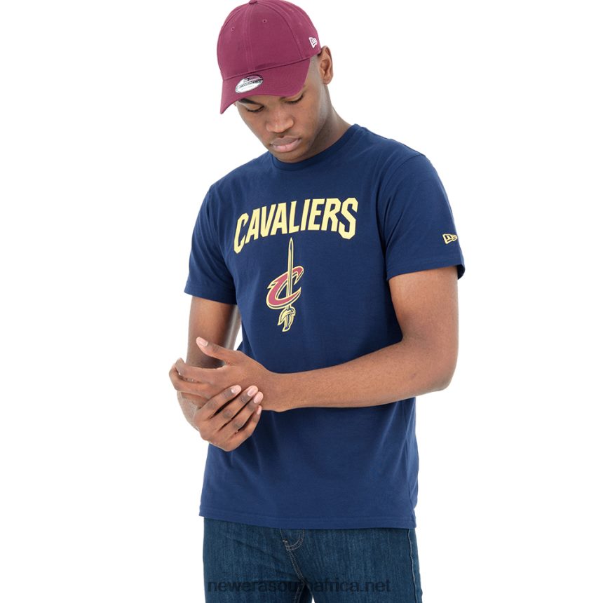 Cleveland Cavaliers NBA Logo Blue T-Shirt New Era TRBRBN3065