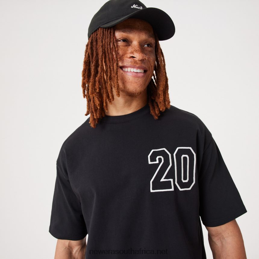 Contemporary Black Oversized T-Shirt New Era TRBRBN2856