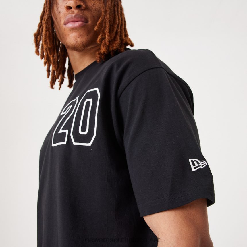 Contemporary Black Oversized T-Shirt New Era TRBRBN2856