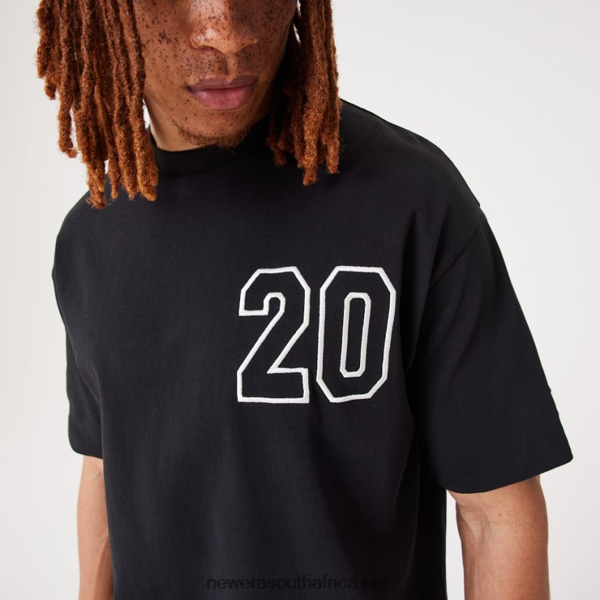Contemporary Black Oversized T-Shirt New Era TRBRBN2856