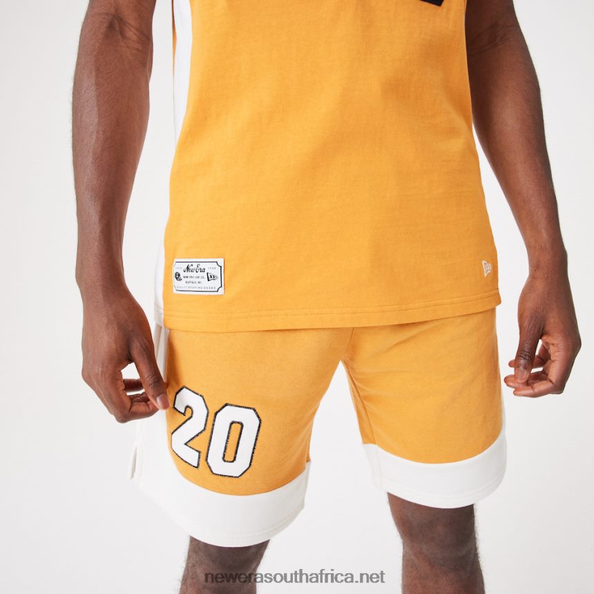 Contemporary Medium Orange Oversized Tank Top New Era TRBRBN2871