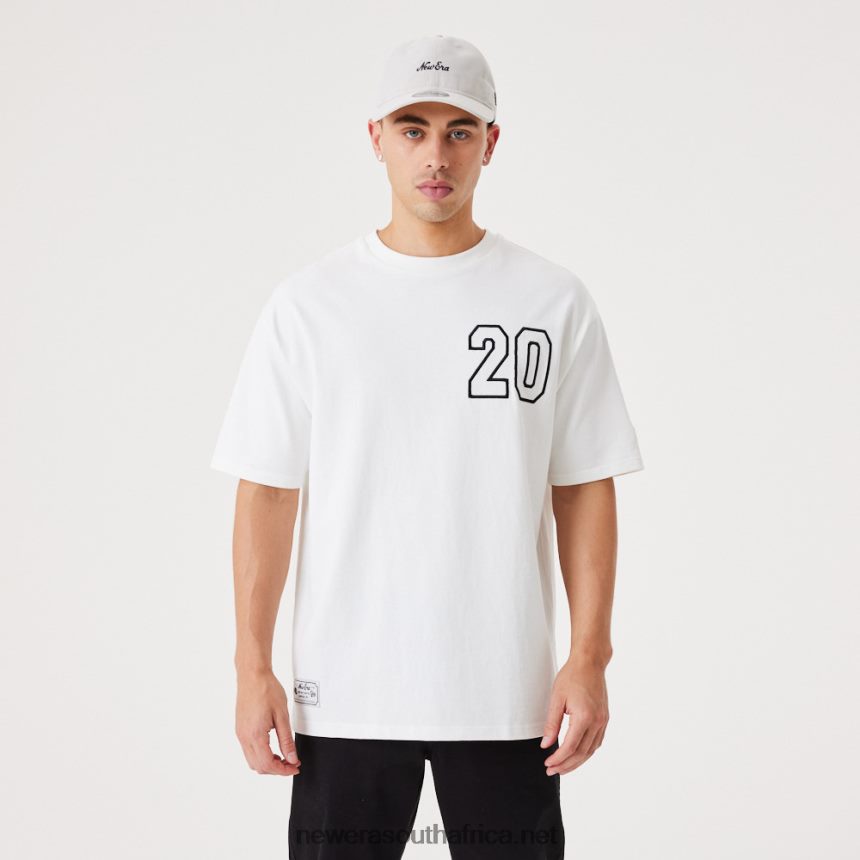 Contemporary White Oversized T-Shirt New Era TRBRBN3162