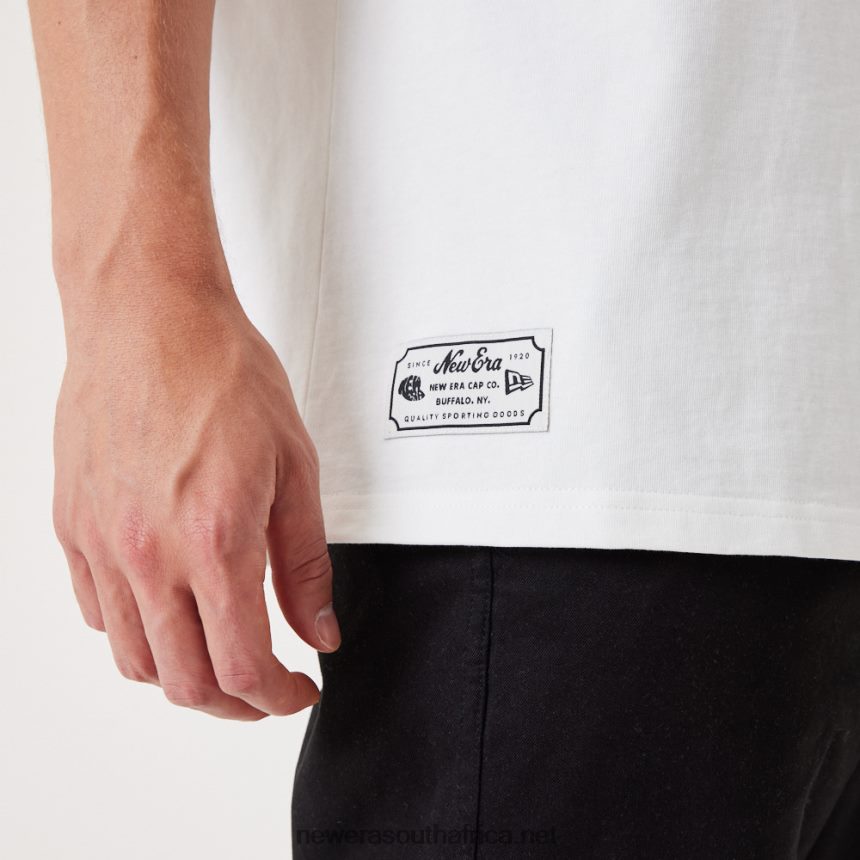 Contemporary White Oversized T-Shirt New Era TRBRBN3162