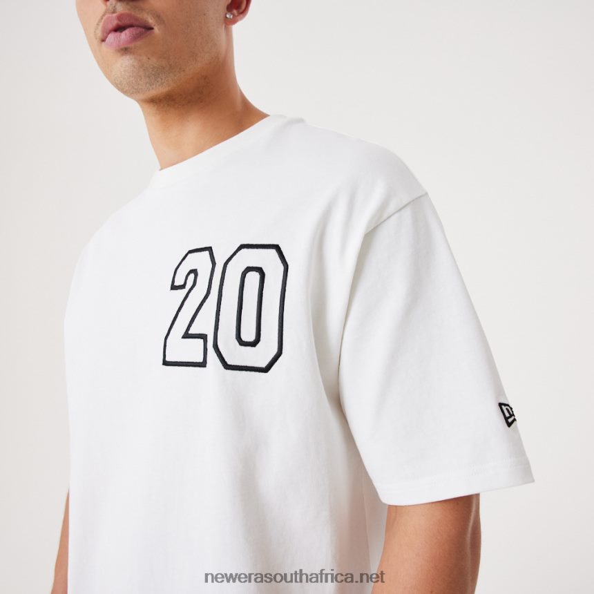 Contemporary White Oversized T-Shirt New Era TRBRBN3162