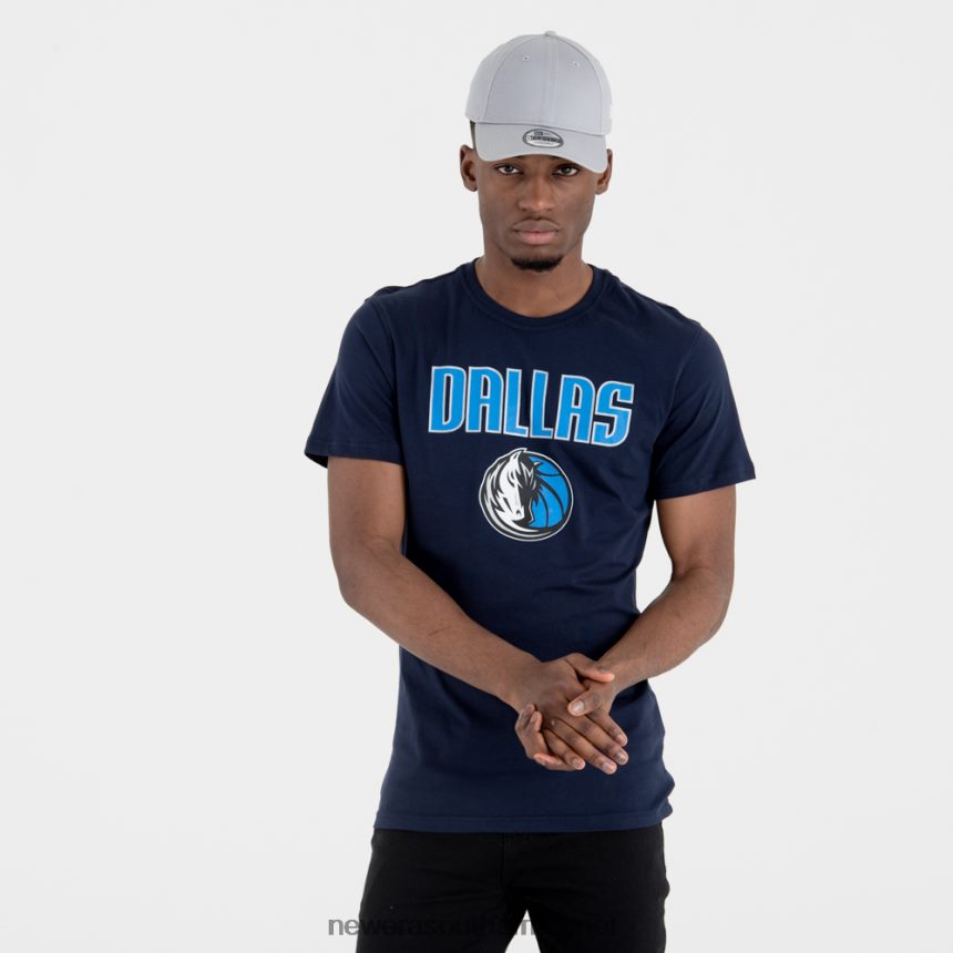 Dallas Mavericks NBA Team Logo Navy T-Shirt New Era TRBRBN2982