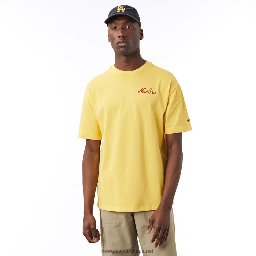 Food Graphic Yellow Oversized T-Shirt New Era TRBRBN3004