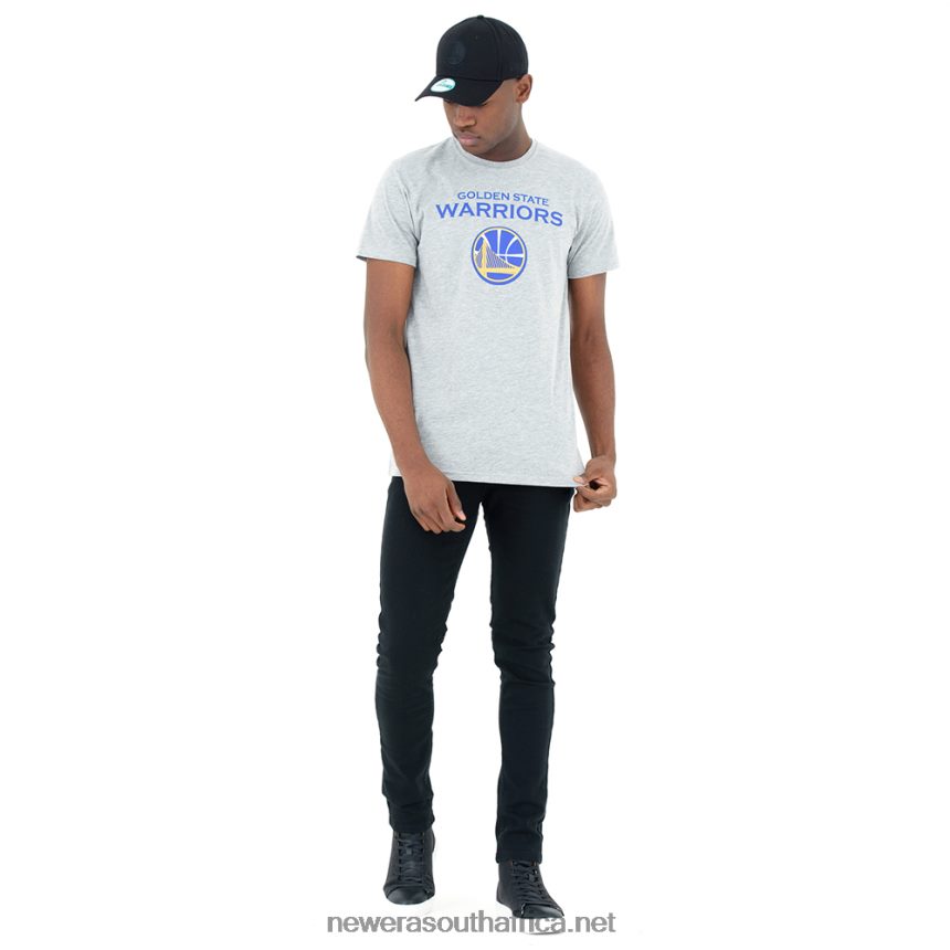 Golden State Warriors Heather Grey T-Shirt New Era TRBRBN3172