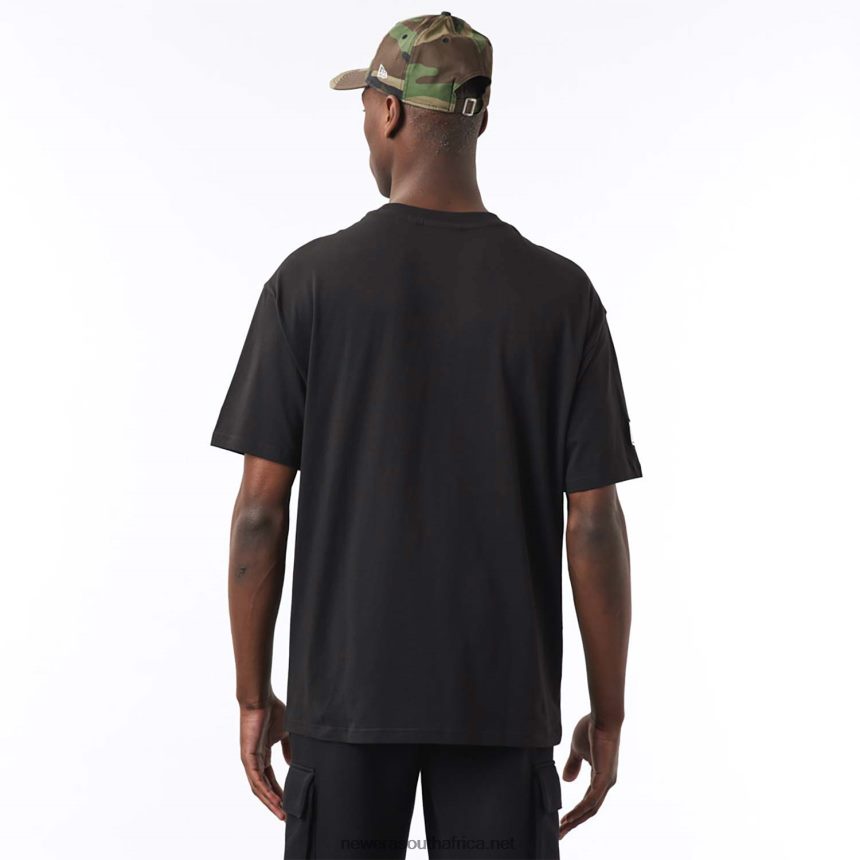 Green Bay Packers NFL Foil Black T-Shirt New Era TRBRBN2977