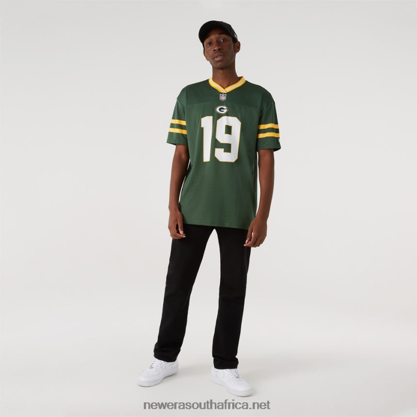 Green Bay Packers Oversized Khaki Jersey New Era TRBRBN3091
