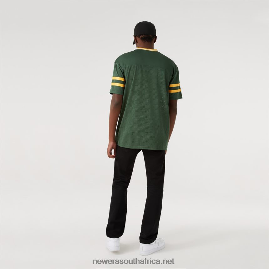 Green Bay Packers Oversized Khaki Jersey New Era TRBRBN3091