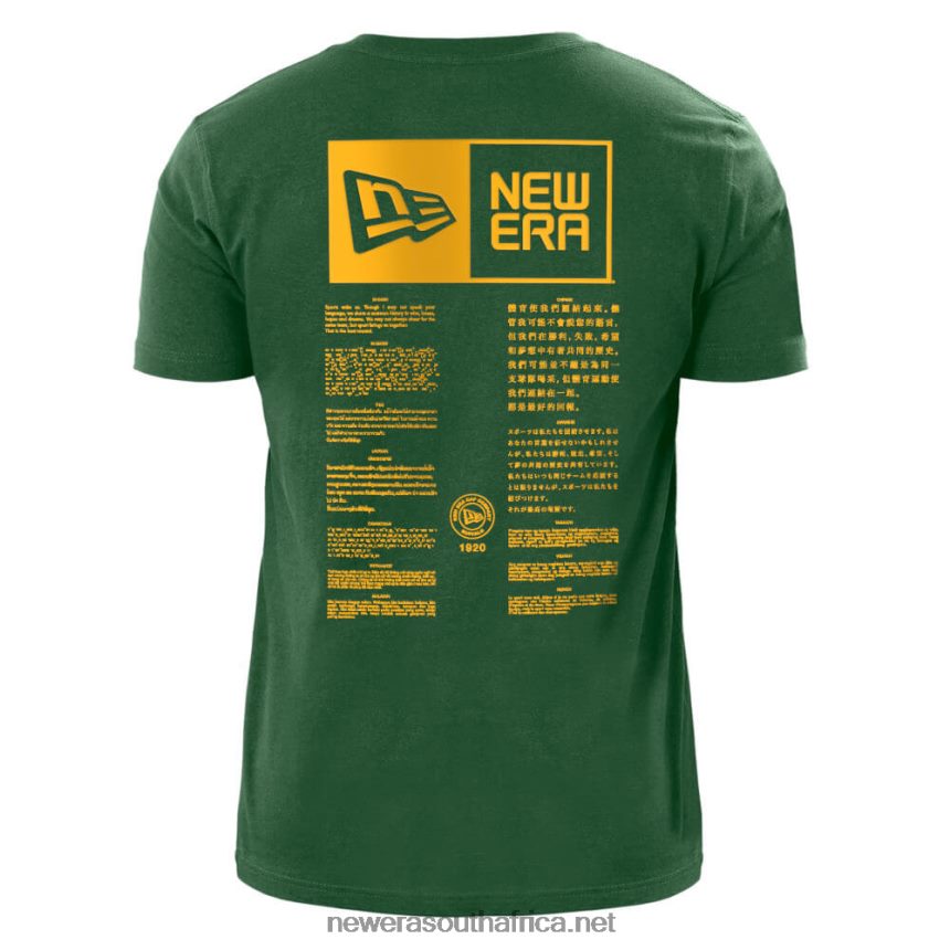 Green Bay Packers x Alpha Industries Green T-Shirt New Era TRBRBN2989