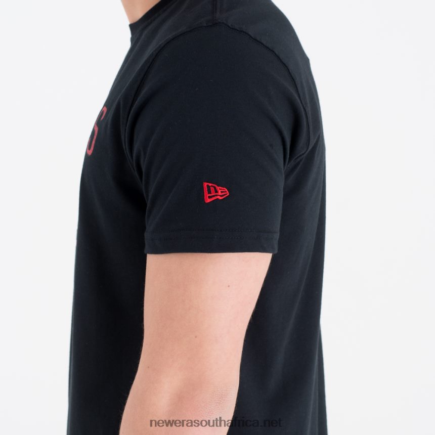 Houston Rockets NBA Team Logo Black T-Shirt New Era TRBRBN3024