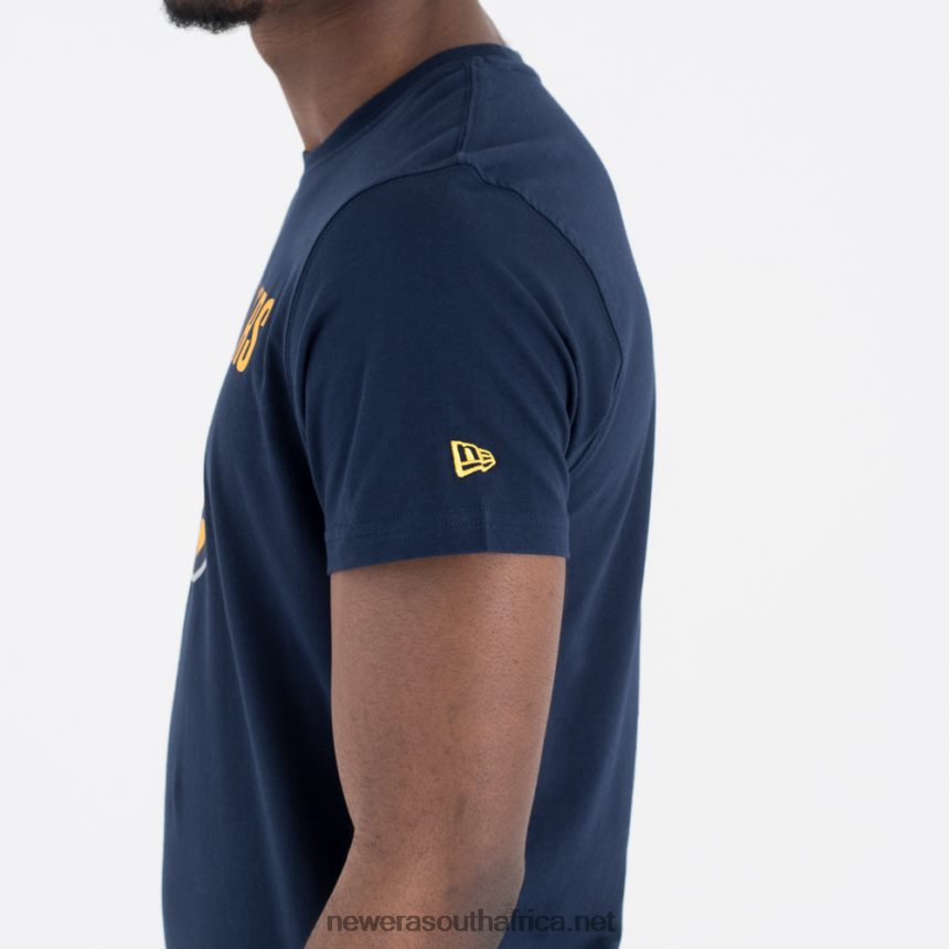 Indiana Pacers NBA Team Logo Navy T-Shirt New Era TRBRBN2996