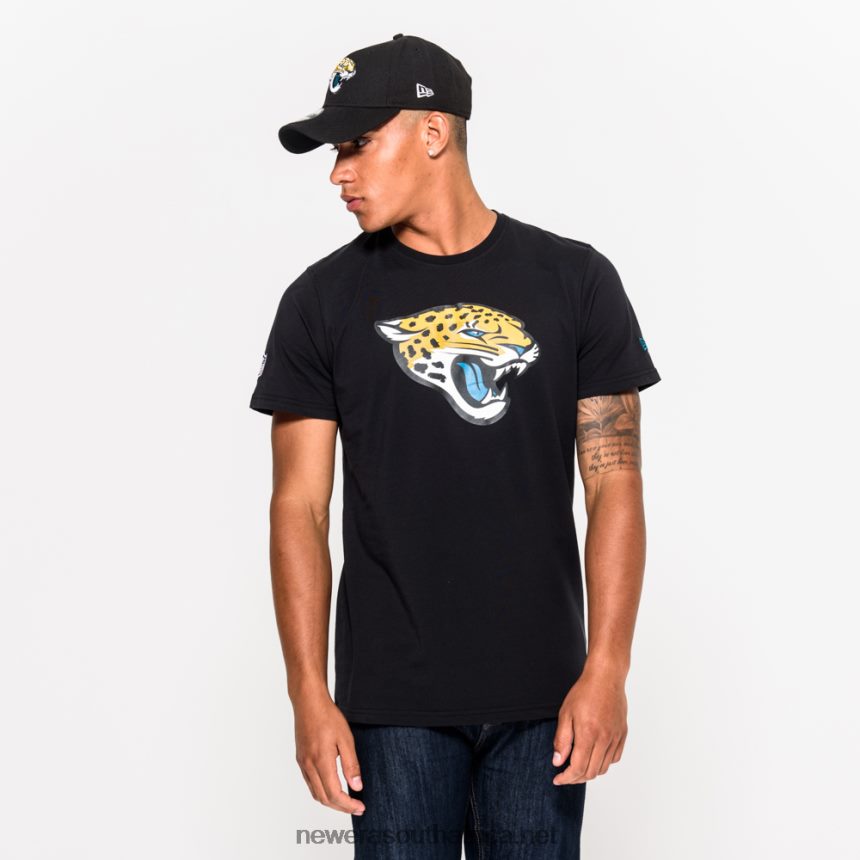 Jacksonville Jaguars Team Logo Black T-Shirt New Era TRBRBN3078