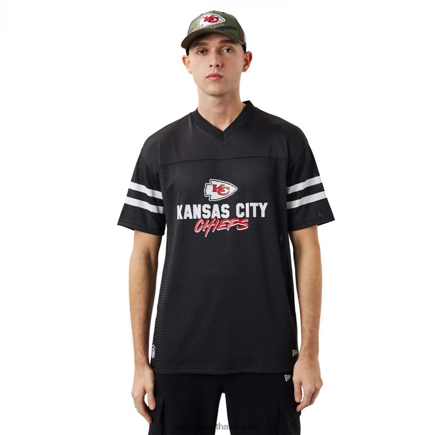 Kansas City Chiefs NFL Script Black Jersey New Era TRBRBN2935