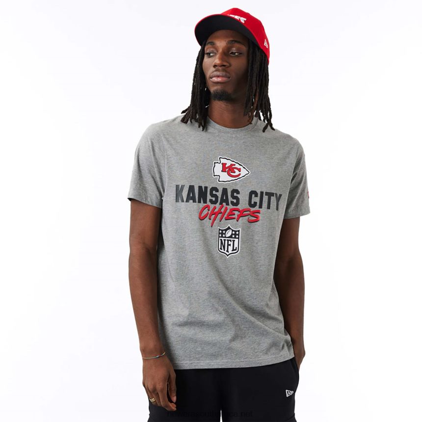 Kansas City Chiefs NFL Script Grey T-Shirt New Era TRBRBN2949