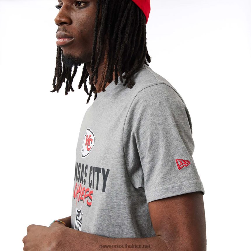 Kansas City Chiefs NFL Script Grey T-Shirt New Era TRBRBN2949